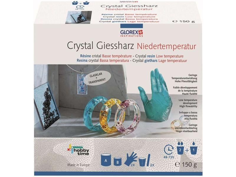Glorex Giessharz  Crystal Niedertemperatur 150g