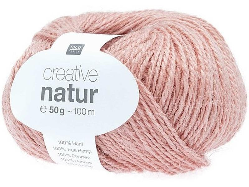 Rico Design Wolle Creative Natur 50 g, Rosa