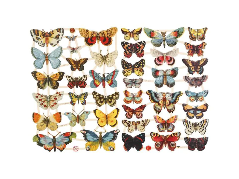 Creativ Company Streudeko Schmetterling 2 Blatt