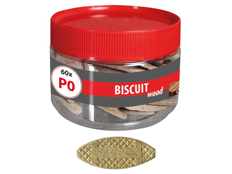 Tox-Dübel Holz Flachdübel Biscuit Wood P0, 60 Stück