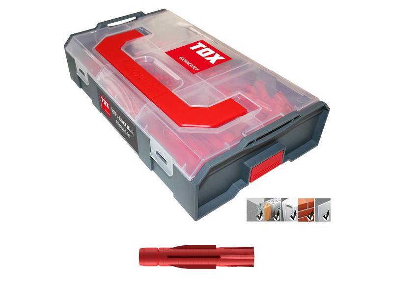 Tox-Dübel Dübel Sortiment L-Boxx Mini Allround Tri, 266 Stück