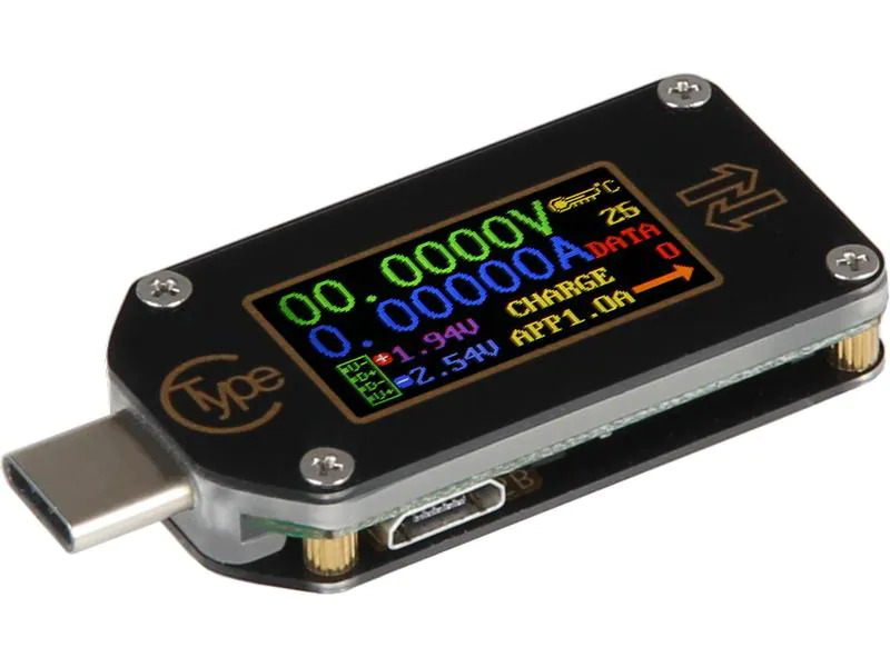 jOY-iT USB-C Volt-/Amperemeter TC66C