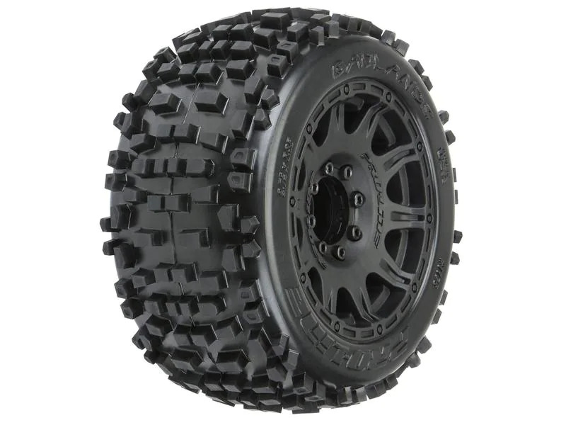 Proline Kompletträder Badlands MT 3.8 1:8, 2 Stück