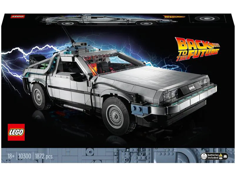 LEGO® Icons Die Zeitmaschine aus Zurück in die Zukunft 10300