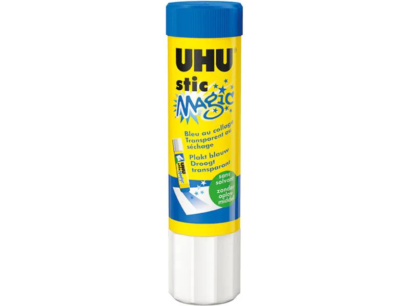 UHU Klebestift Magic 1 Stück, 21 g, Blau