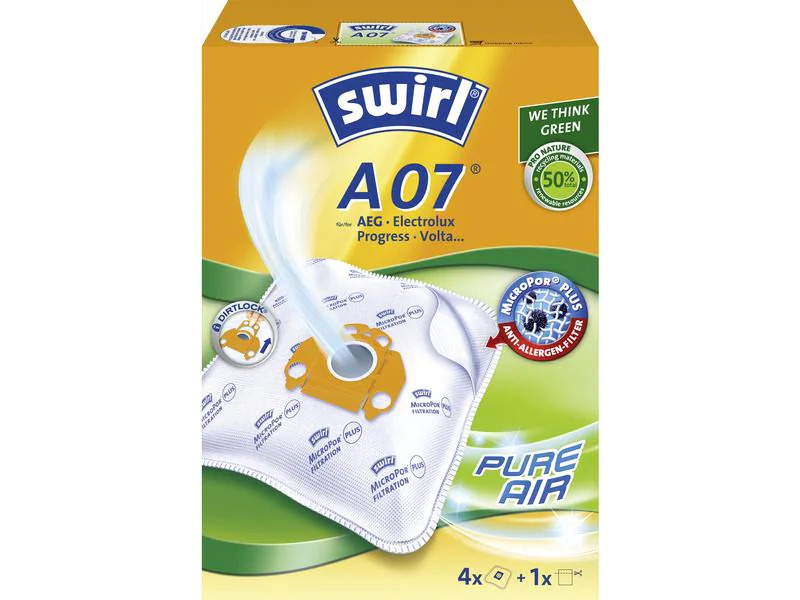 Swirl Staubfilterbeutel A 07 4 Stück