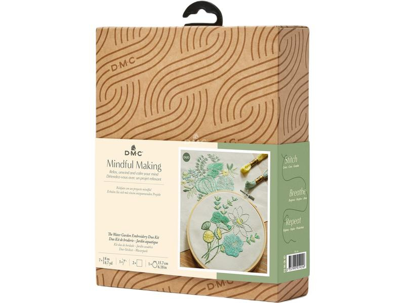 DMC Stickset Mindful Making Duo Wasserpflanzen, Ø 15.7 cm