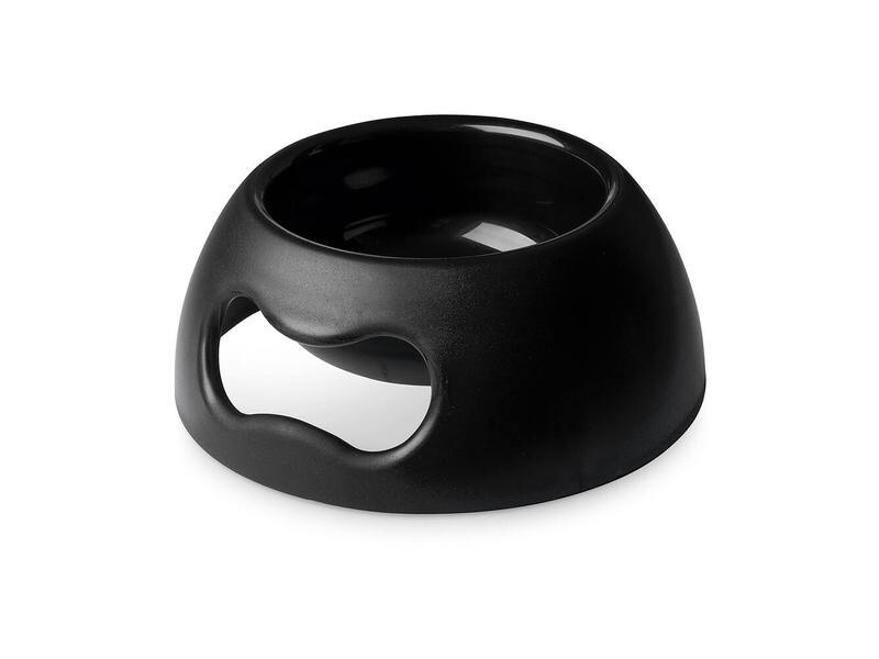 United Pets Kunststoffnapf Pappy Bowl S, 0.35 l, Schwarz