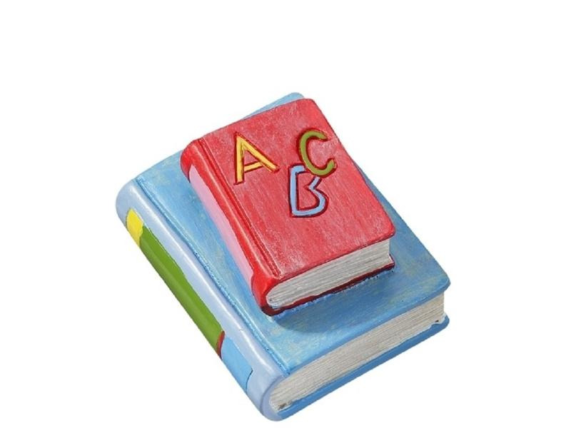 HobbyFun Mini-Utensilien Bücher Rot/Hellblau