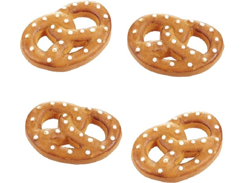 HobbyFun Mini-Utensilien Brezel 4 Stück