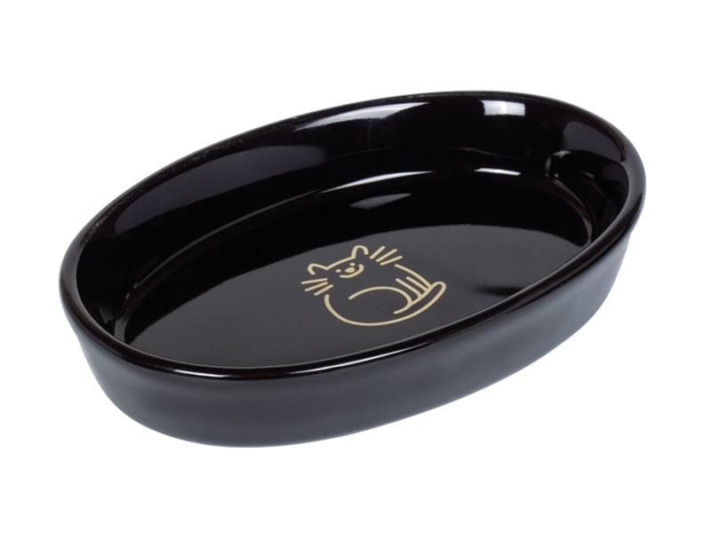 Nobby Keramiknapf Golden Fish Bone, 17 x 11 x 2.5 cm, 0.12 l