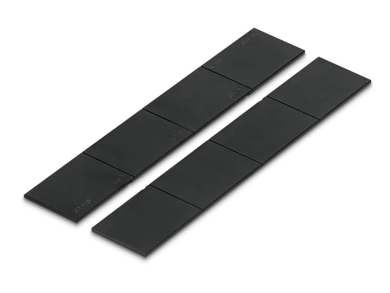 Styro Schubladenelement Unterteilung 2 Stück, Schwarz