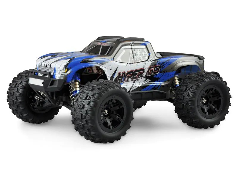 Amewi Monster Truck Hyper GO Brushed 4WD GPS, Blau 1:16, RTR