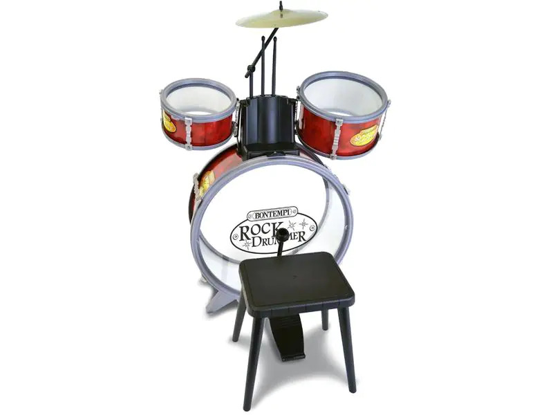 Bontempi Musikinstrument Schlagzeug 4er-Set