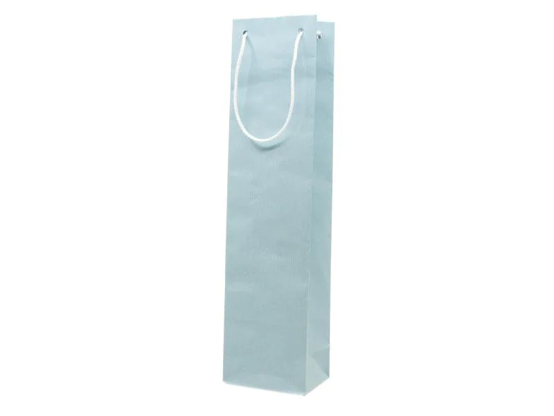 Braun + Company Flaschentasche  Uni Hellblau 9 x 36 x 7 cm