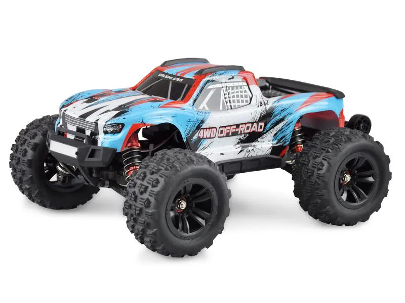 Amewi Monster Truck Hyper GO Brushless 4WD, Blau/Weiss, 1:16, RTR