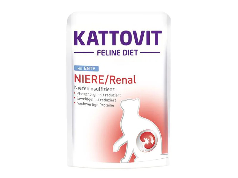Kattovit Nassfutter Niere/Renal Ente, 85 g
