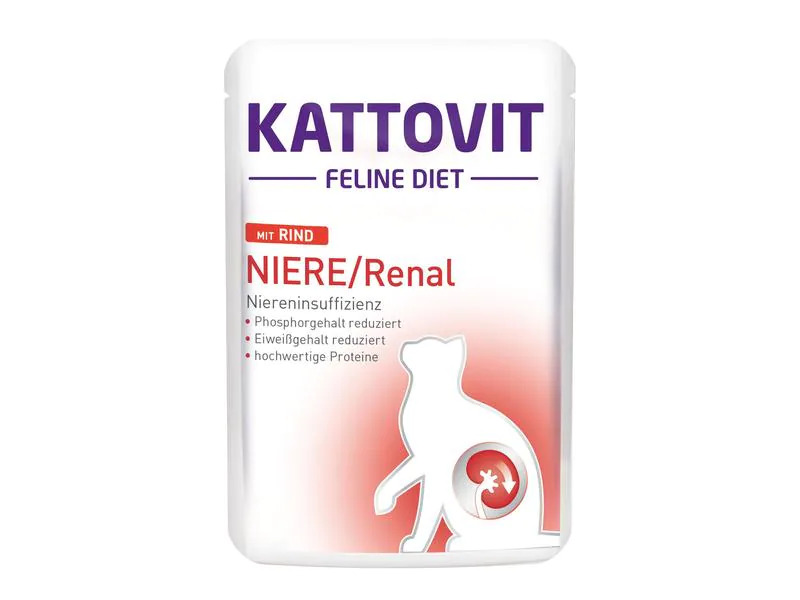 Kattovit Nassfutter Niere/Renal Rind, 85 g