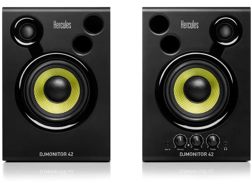 Hercules Studiomonitore DJMonitor 42 – Paar, 2x 20 W