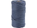 Creativ Company Baumwollgarn Macramé Kordel Blau