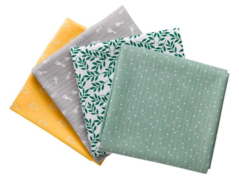 Sophie la girafe Mulltuch 4er Set