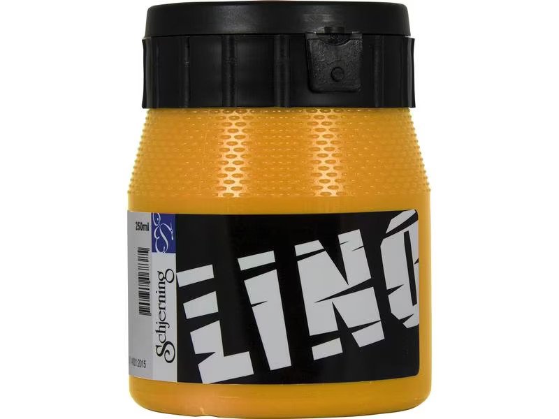 Schjerning Bastelfarbe Lino 250 ml, Dunkelgelb