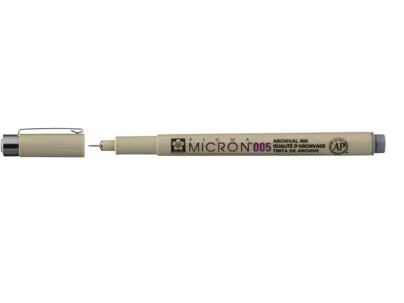 Sakura Fineliner Pigma Micron 005 0.2 mm, Kaltgrau