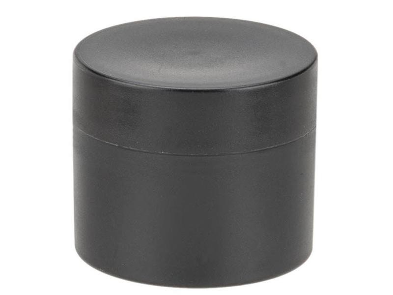 Glorex Kosmetik Dose doppelwandig 5 ml, Schwarz