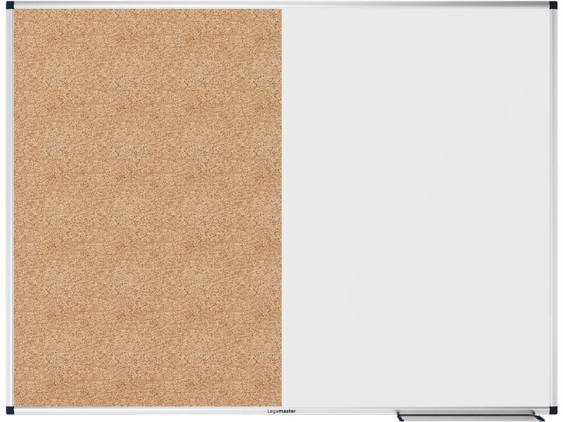 Legamaster Comboboard Unite 90 cm x 120 cm, Braun/Weiss