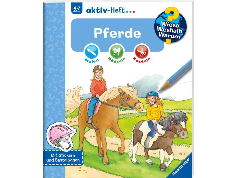Ravensburger Kinder-Sachbuch WWW Aktiv-Heft Pferde