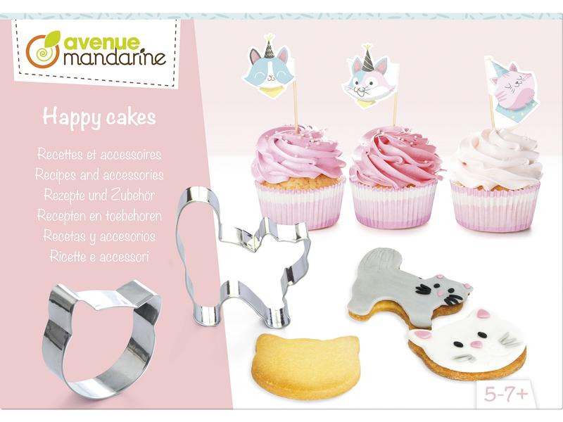 Avenue Mandarine Bastelset Happy Cakes Katzen