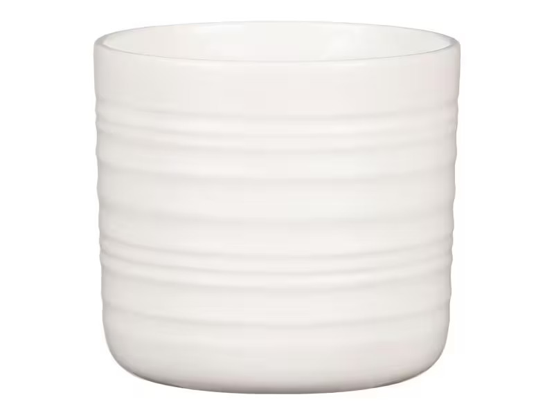 scheurich Blumentopf Cottage 14.2 cm, Weiss