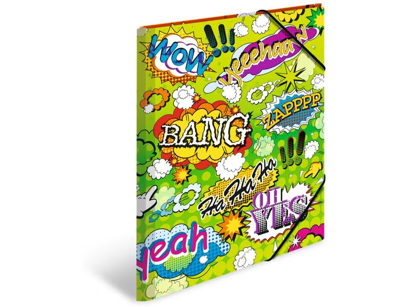 HERMA Gummibandmappe A3 Comics, Polypropylen, mit Innendruck