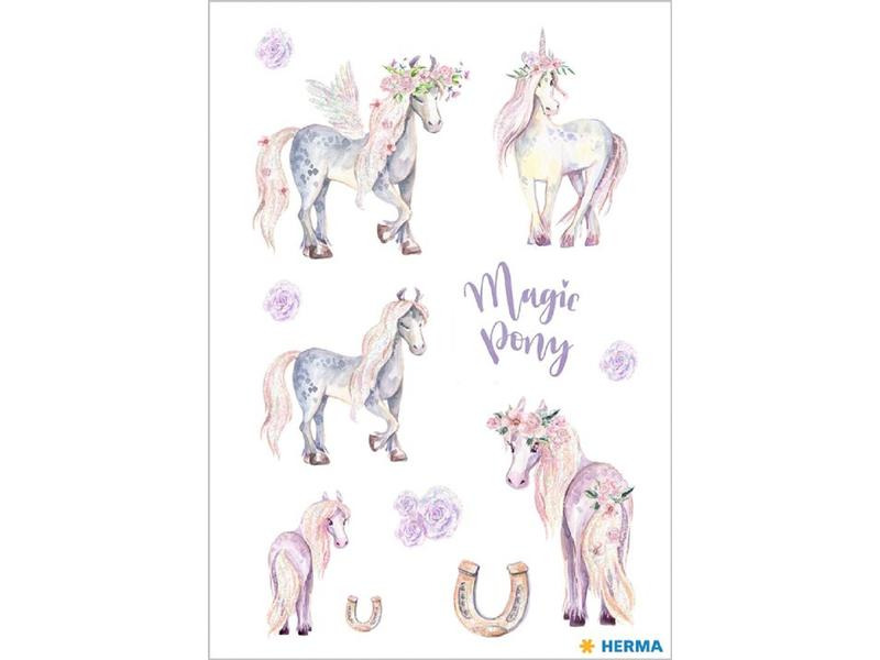 Herma Stickers Motivsticker Magic Pony, 2 Blatt
