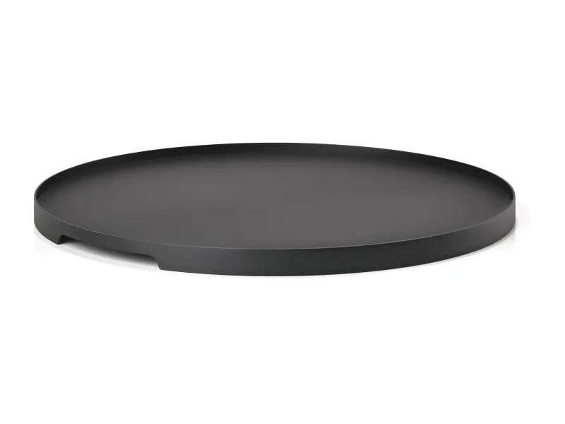 Zone Denmark Servierplatte Singles 35 cm x 1.8 cm, Rund, Schwarz