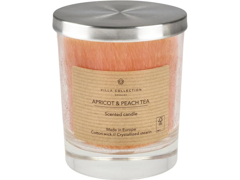 Villa Collection Duftkerze Kras Apricot &amp; Peach Tea 8.5 x 10 cm