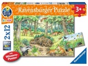Ravensburger Kleinkinder Puzzle WWW Tiere im Wald und auf der Wiese