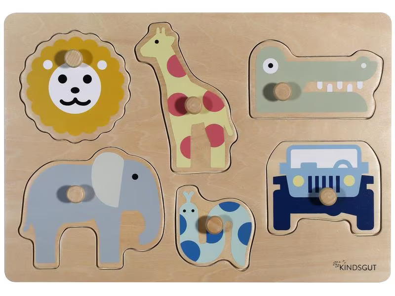 Kindsgut Steckspiel Puzzle Safari