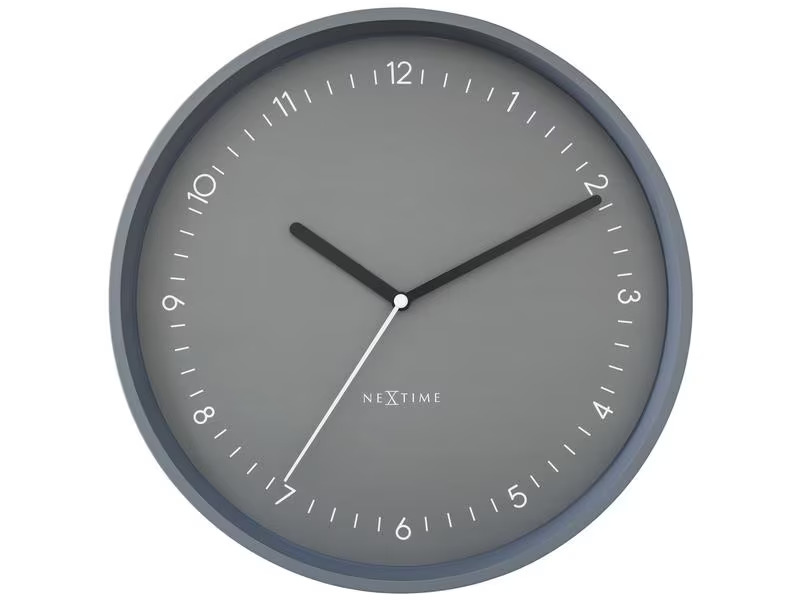 NeXtime Wanduhr Berlin Grau
