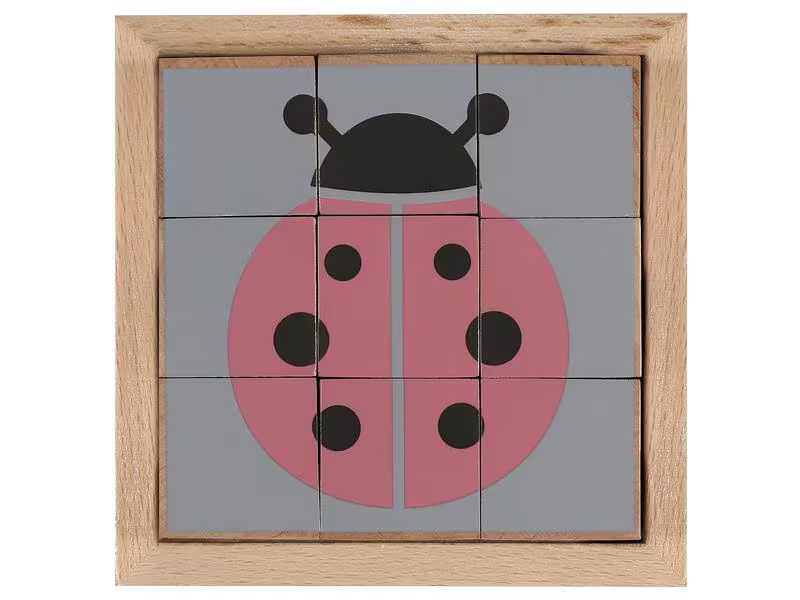 Kindsgut Holzwürfel-Puzzle Tiere