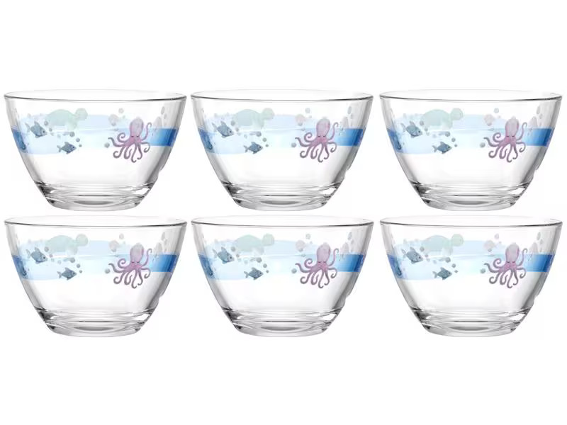 Leonardo Kinderschale Avventura 400 ml, 6 Stück, Meer
