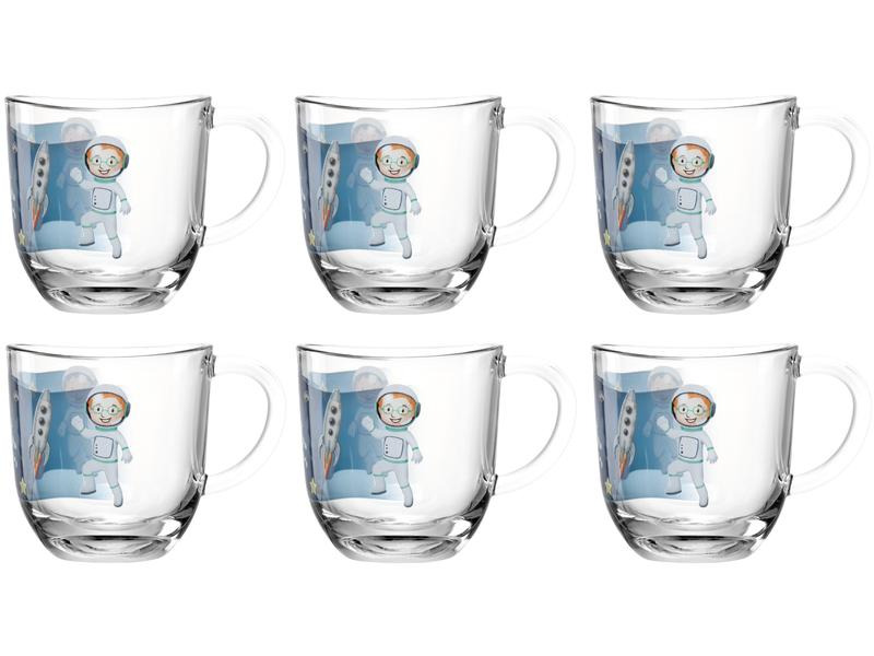 Leonardo Kindertasse Avvenutura 280 ml, 6 Stück, Weltall