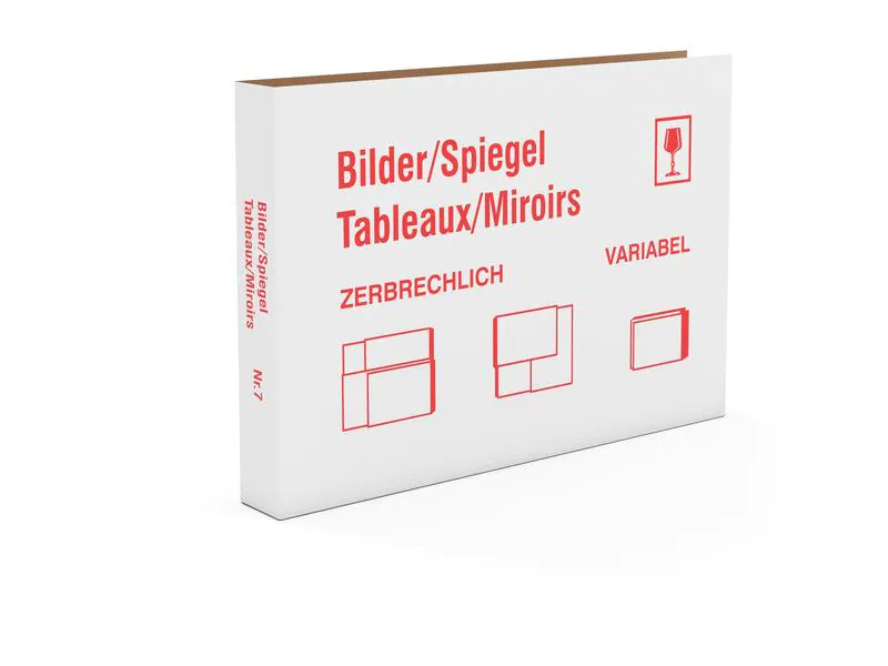 Antalis Umzugsbox 82 x 56 x 9 cm 20 Stück, Weiss
