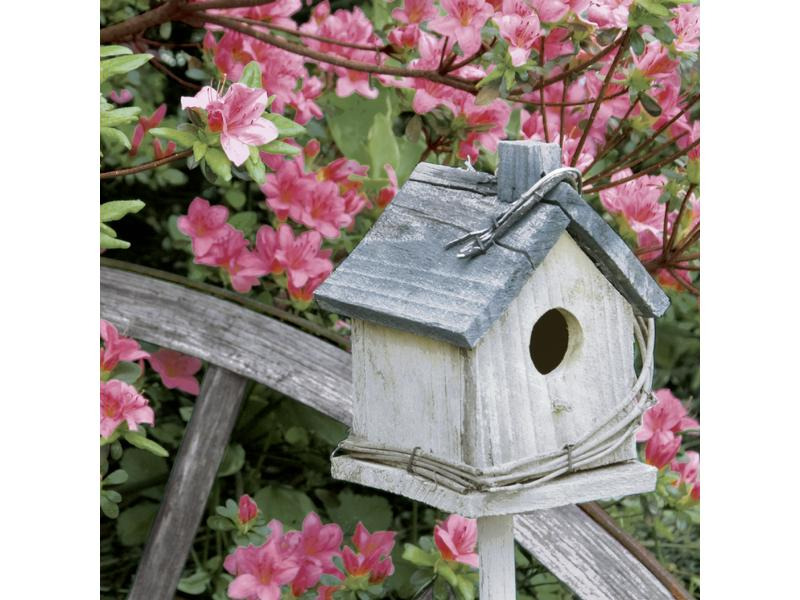 Paper + Design Papierservietten Spring Birdhouse 33 cm x 33 cm, 20 Stück