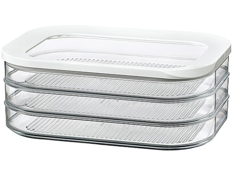 MEPAL Vorratsbehälter Modula 3 Stück, 0.55 l, Weiss