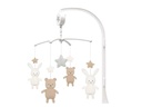 Jabadabado Mobile Musik Teddy / Hase Weiss