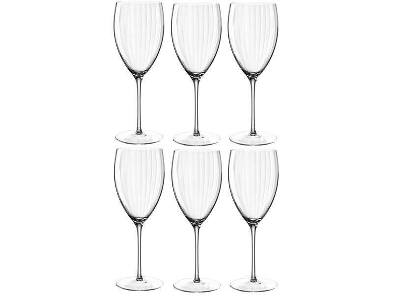 Leonardo Weissweinglas Poesia 450 ml, 6 Stück, Transparent