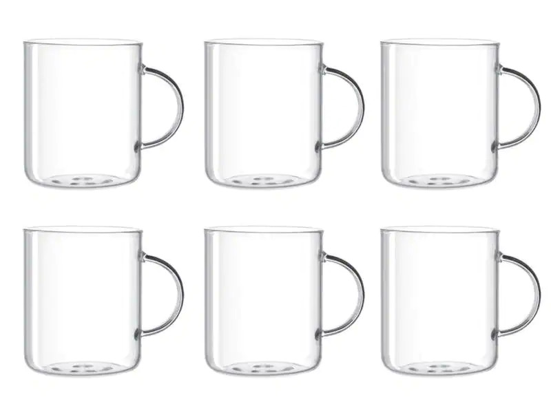 Leonardo Teetasse Novo 400 ml, 6 Stück, Transparent