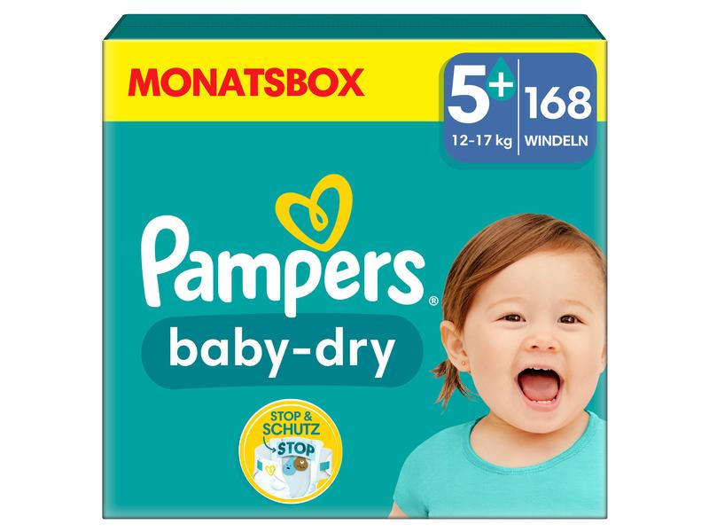 Pampers Windeln Baby Dry Junior Plus Grösse 5+
