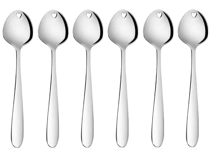 Sola Eislöffel S-Line 6 Stück, Chrom